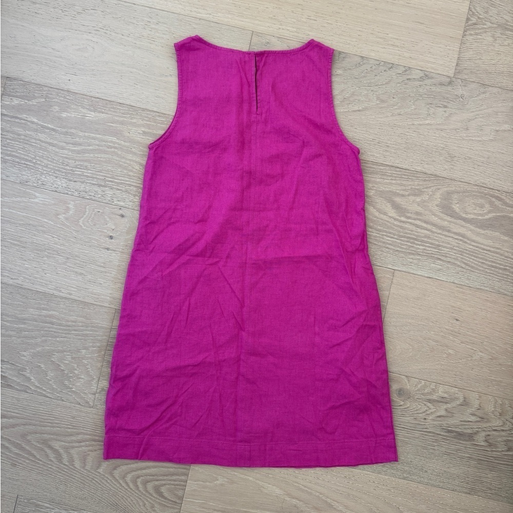 J. Crew Linen Pink Dress - Picture 3 of 4